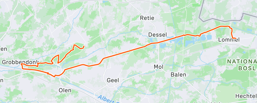 Mapa de la actividad (Die 0 rap weghalen)