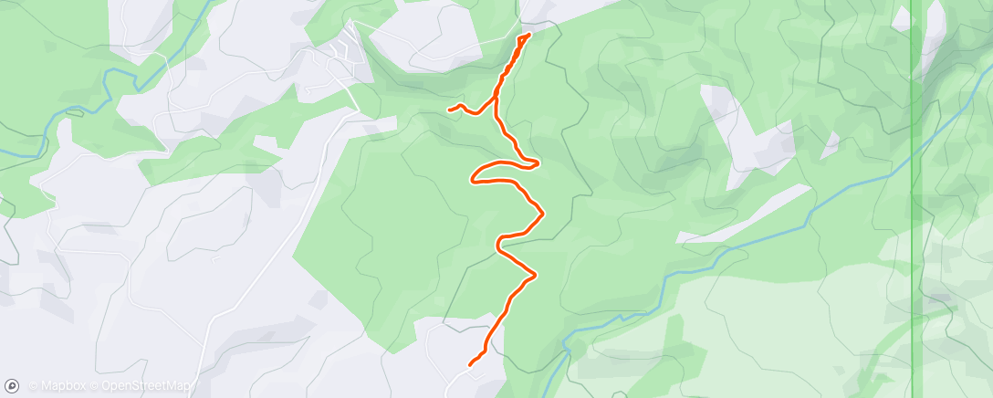 Map of the activity, Morning Hike