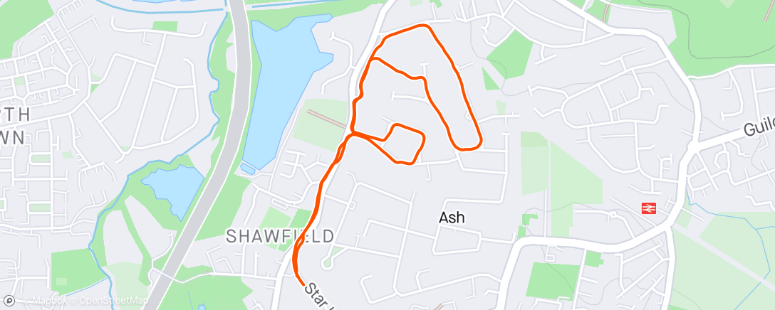 Map of the activity, First run for 8 weeks 🤷🏼