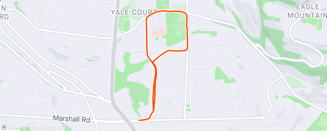 Map of the activity, Run Club