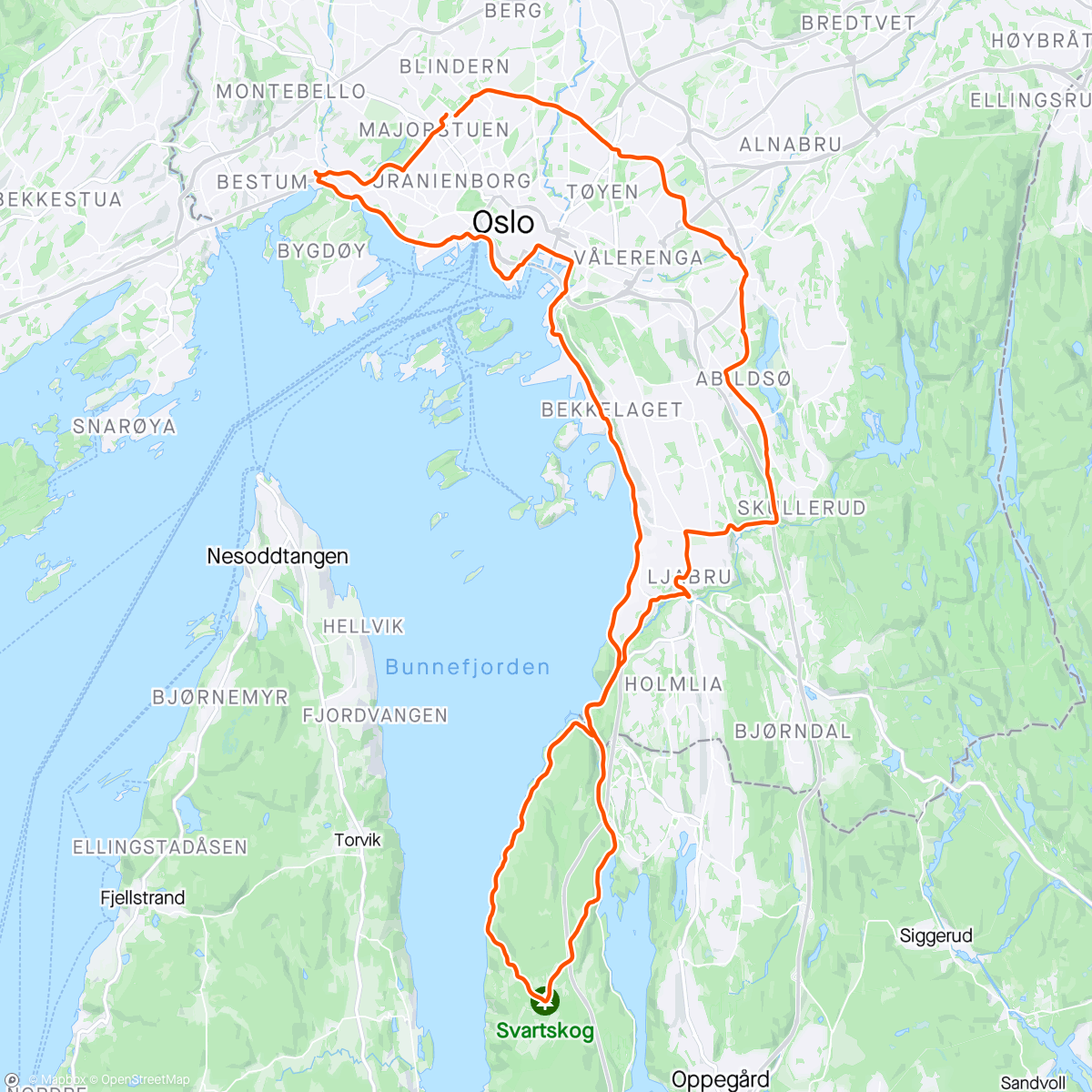 Map of the activity, Oslo #8