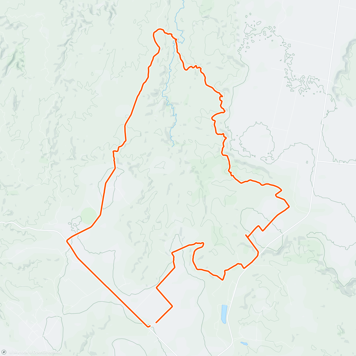Map of the activity, Pedal da reserva