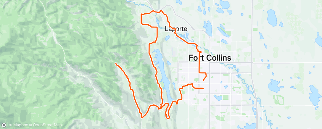 Map of the activity, Higher elevation, same temps