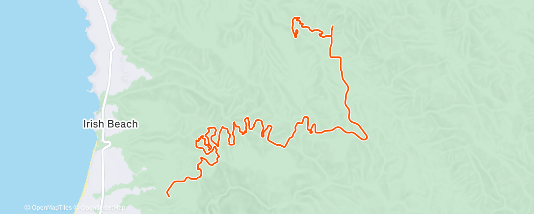Map of the activity, MyWhoosh - Coast and Country