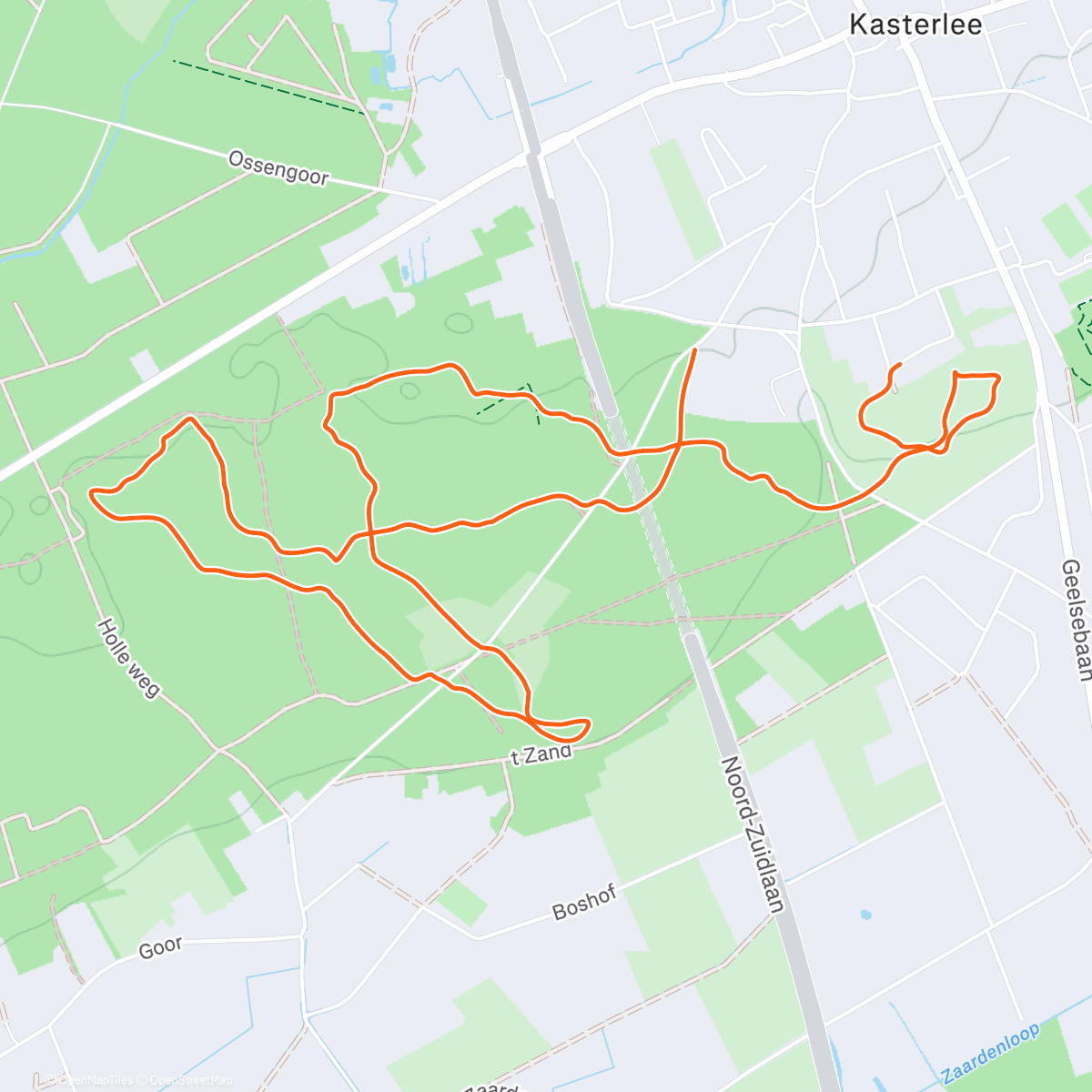 Map of the activity, Sylvester 5 day -#2