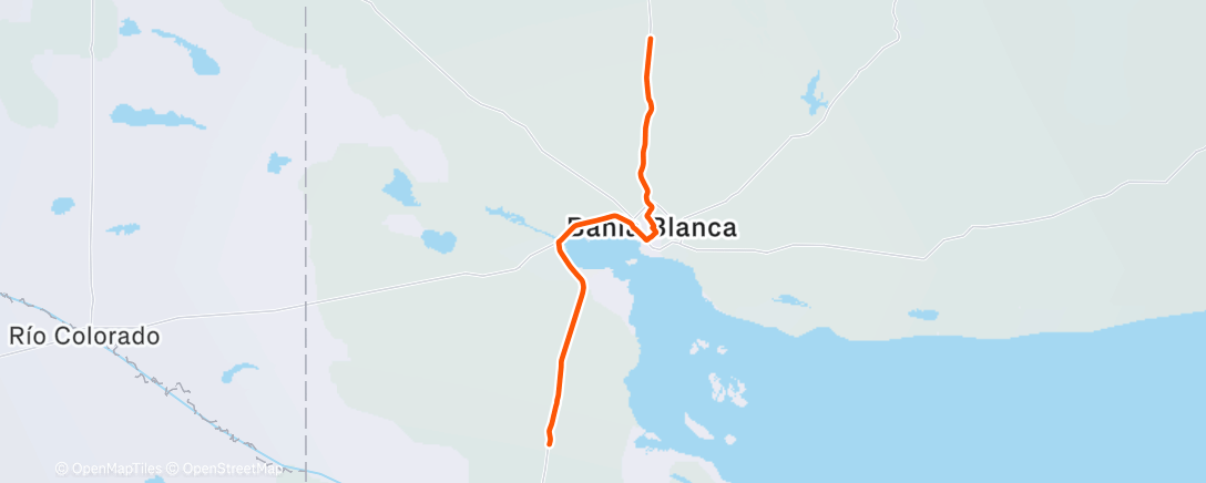 Карта физической активности (Morning Ride)