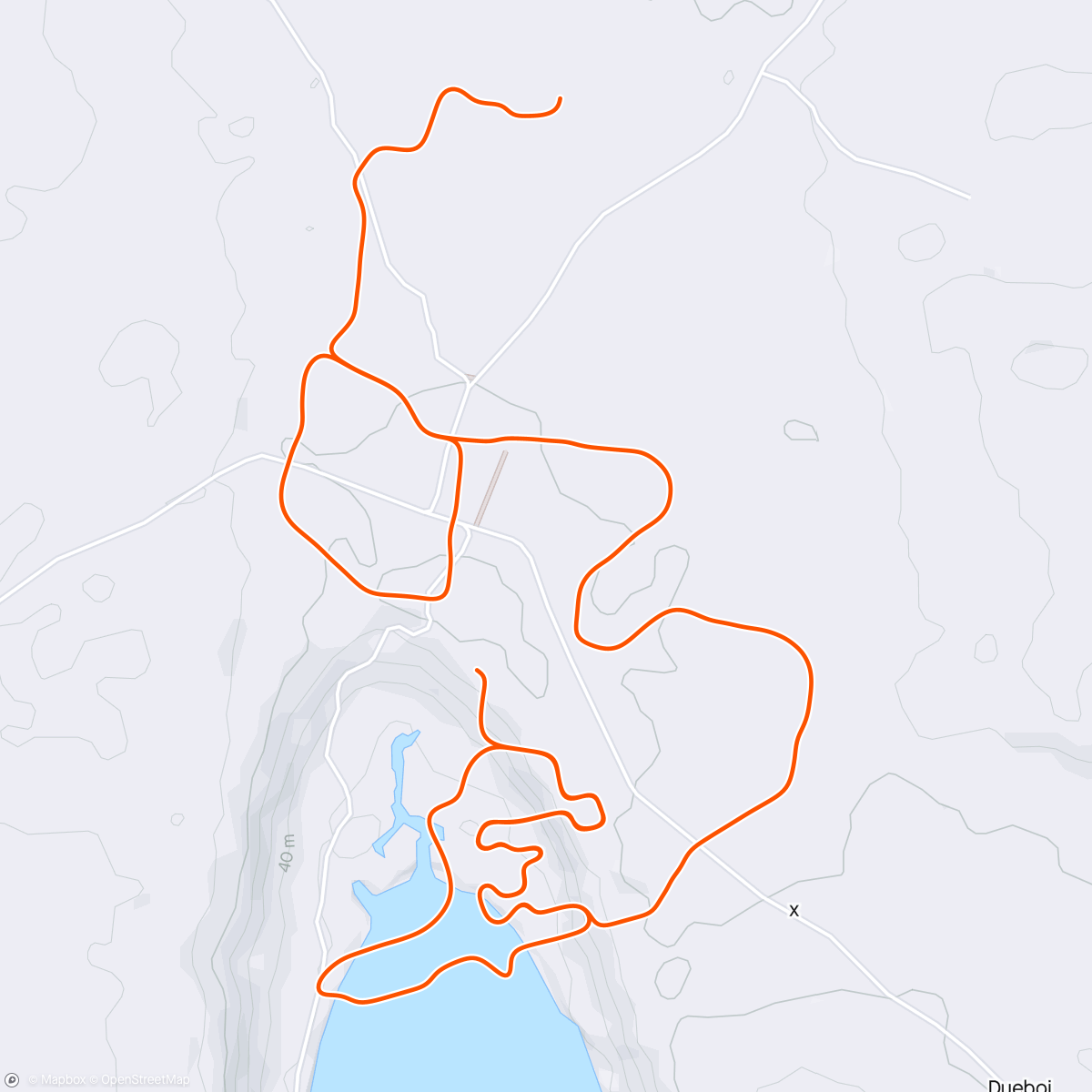 Map of the activity, Zwift - Group Ride: VietVelo Weekly Social Ride  (C) on Neon Flats in Makuri Islands