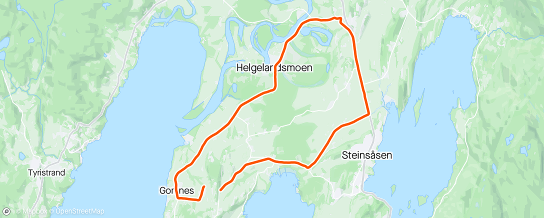 Map of the activity, Siste langtur før Bergen City neste helg 
3 km oppvarming så jevnt trøkk på resten.
#teamtjukkas #oldboys #langveitilbake