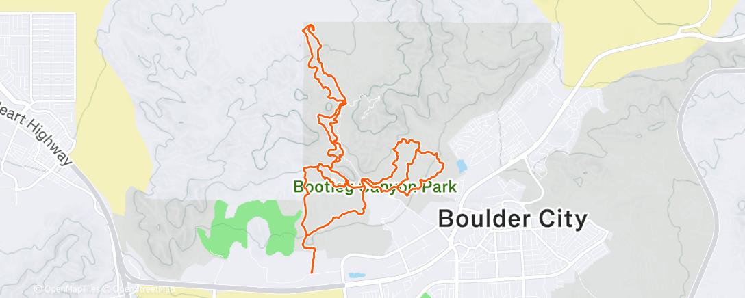 Map of the activity, Lunch E-Mountain Bike Ride