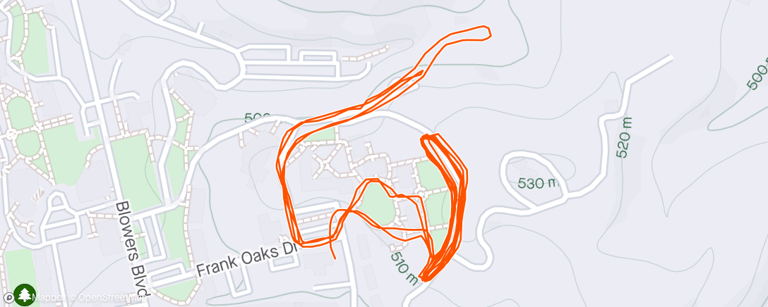 Map of the activity, So unfit