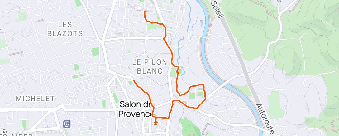 Map of the activity, Marche taf le midi