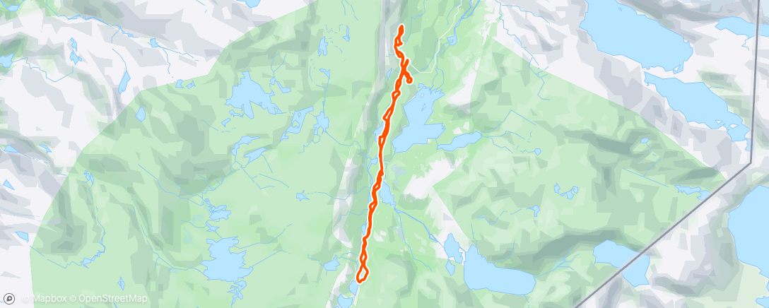 Map of the activity, Kobberløpet 2024