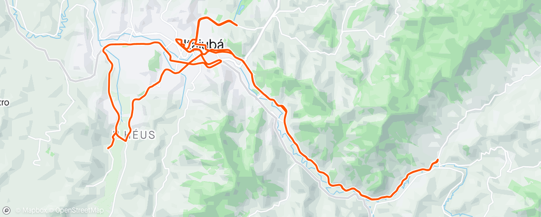 Map of the activity, Pedal de quinta Central Bike