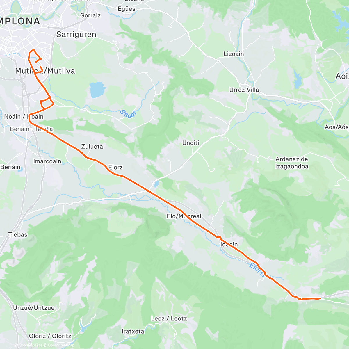 Карта физической активности (Loiti en familia)