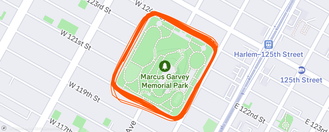 Map of the activity, Harlem P 1/2