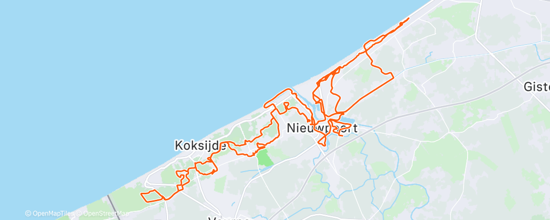 Map of the activity, Morning Mountain Bike Ride