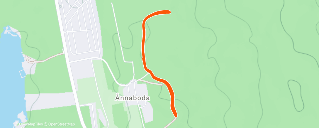 Map of the activity, Snöpulsskejt
