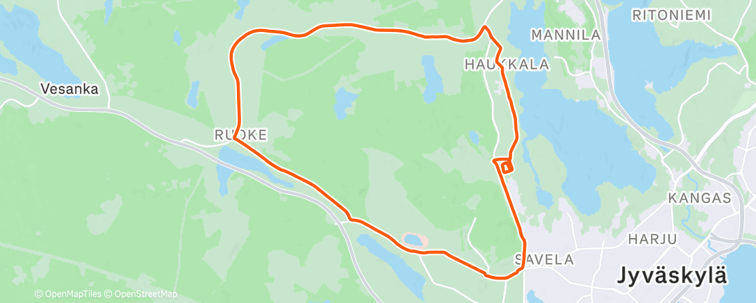 Карта физической активности (Ruokkeen Runkutus)