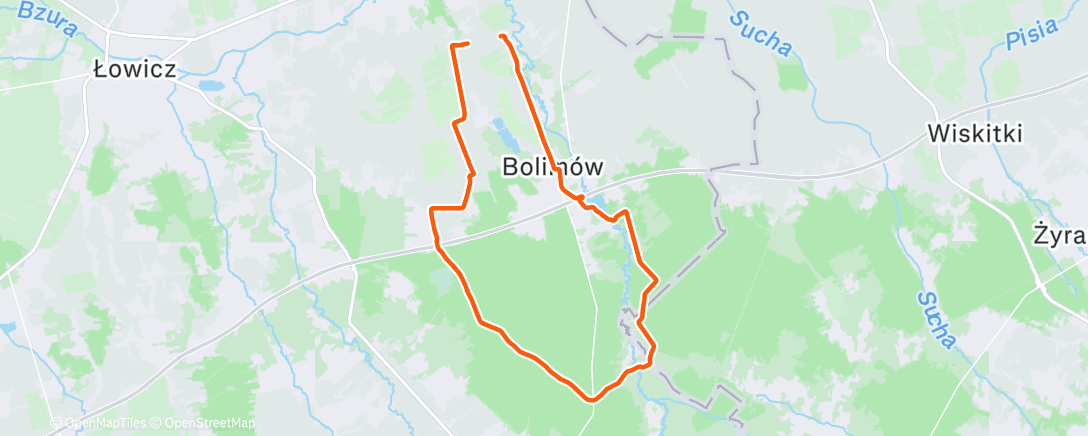 Map of the activity, Morning Ride