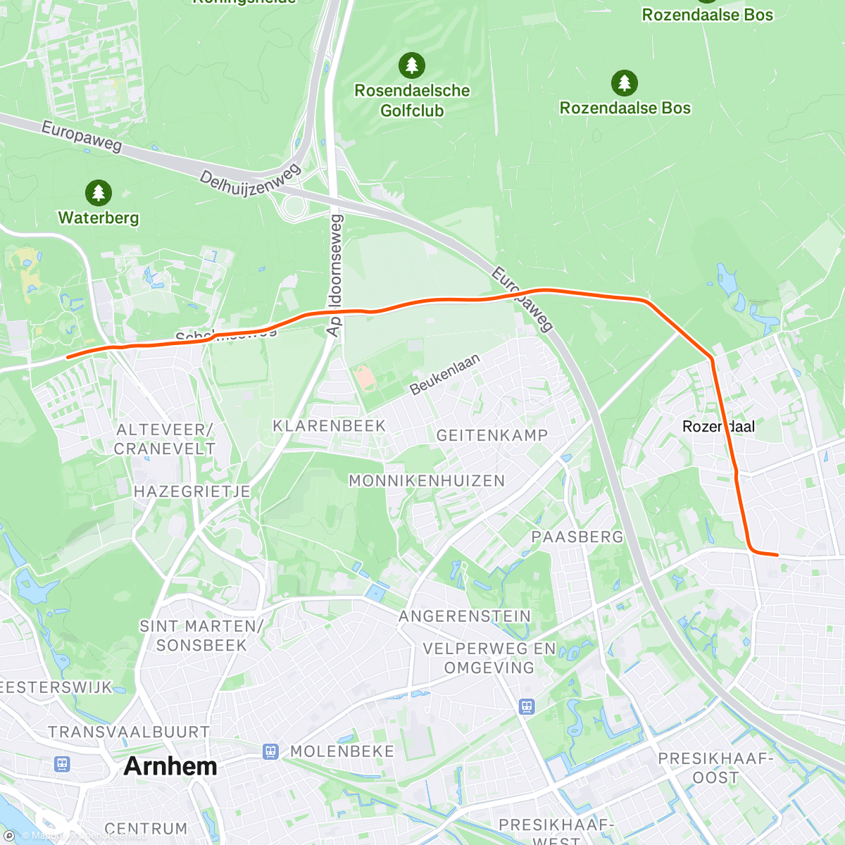Map of the activity, Into the Mangrove