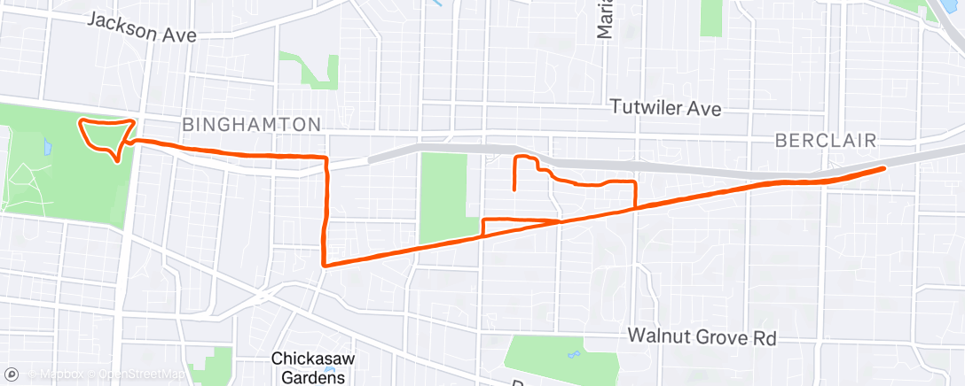 Карта физической активности (Morning Run)