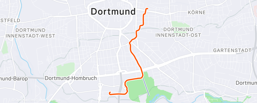 Карта физической активности (Abendspaziergang)