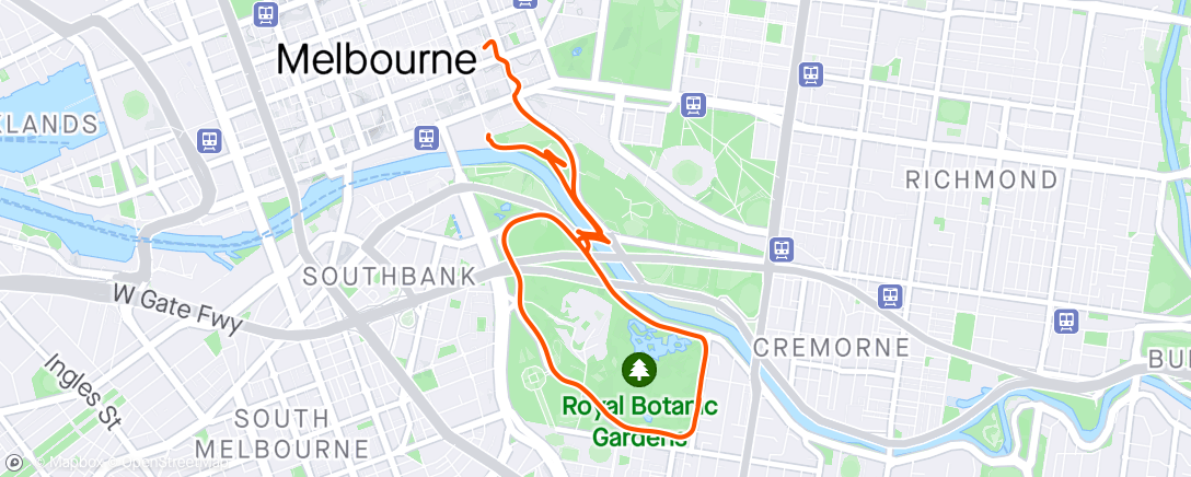 Map of the activity, First run in ages with the 🐐