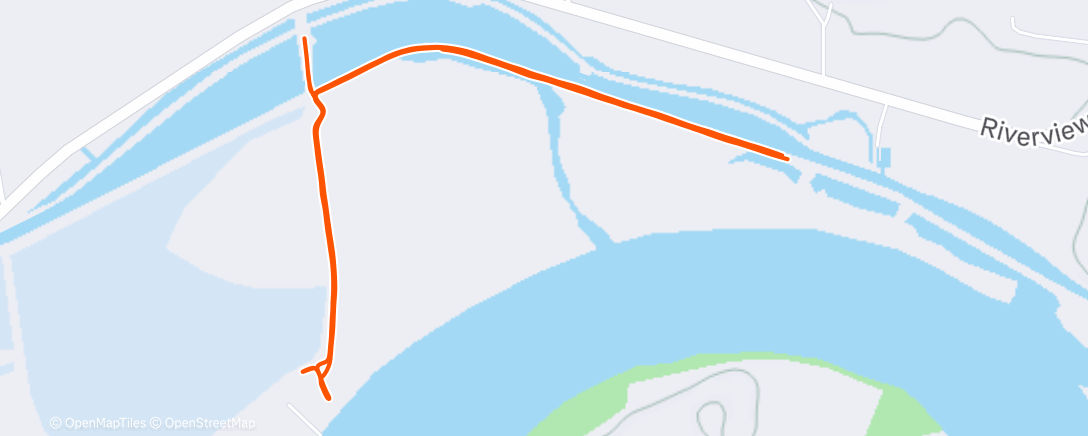Map of the activity, Afternoon Nordic Ski