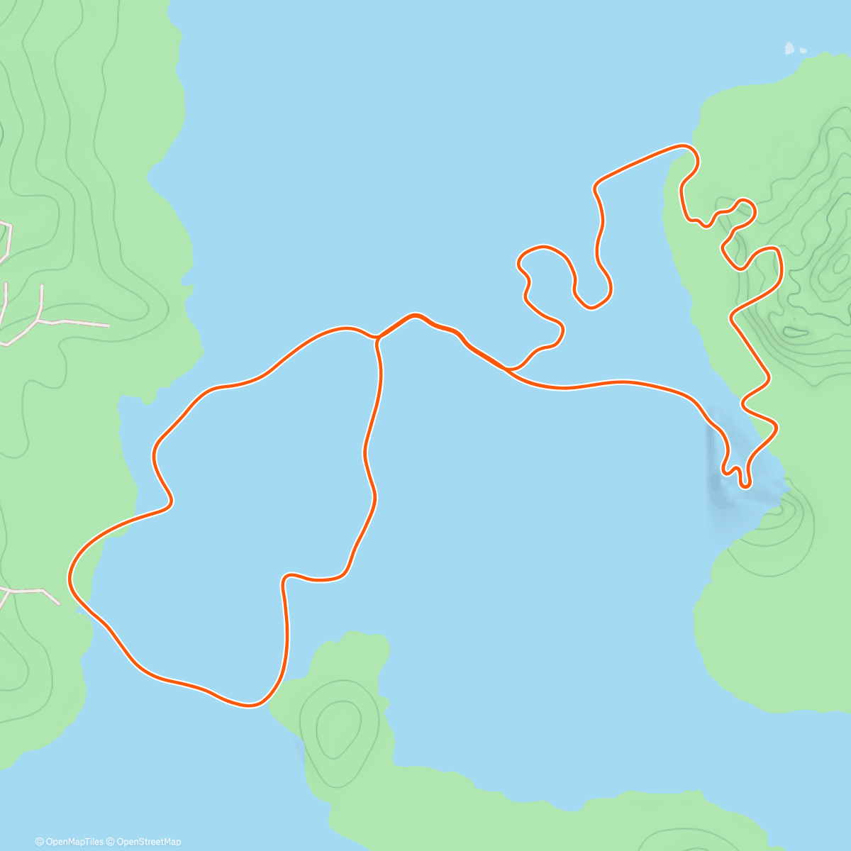 Map of the activity, Zwift - Foundation on Jarvis Seaside Sprint in Watopia