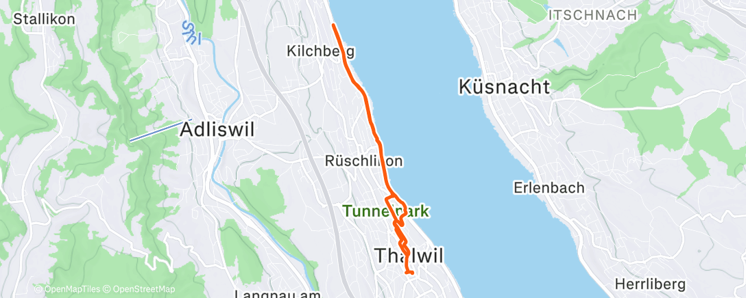 Карта физической активности (Tempo intervalls)