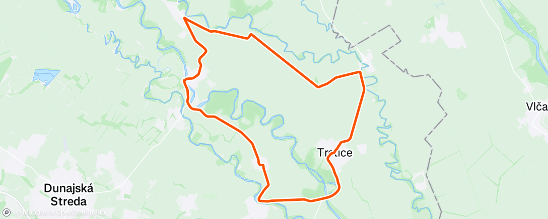 Map of the activity, Morning Ride
