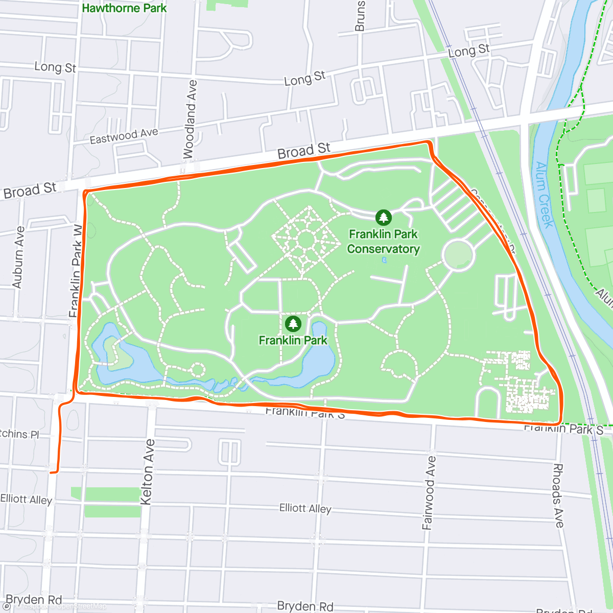 Map of the activity, Day 132 - 1st RUN