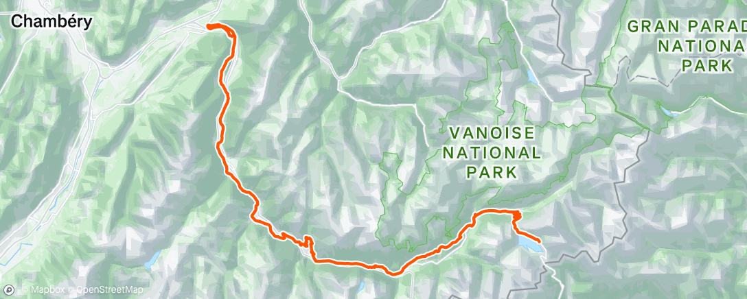 Map of the activity, Dauphiné #8