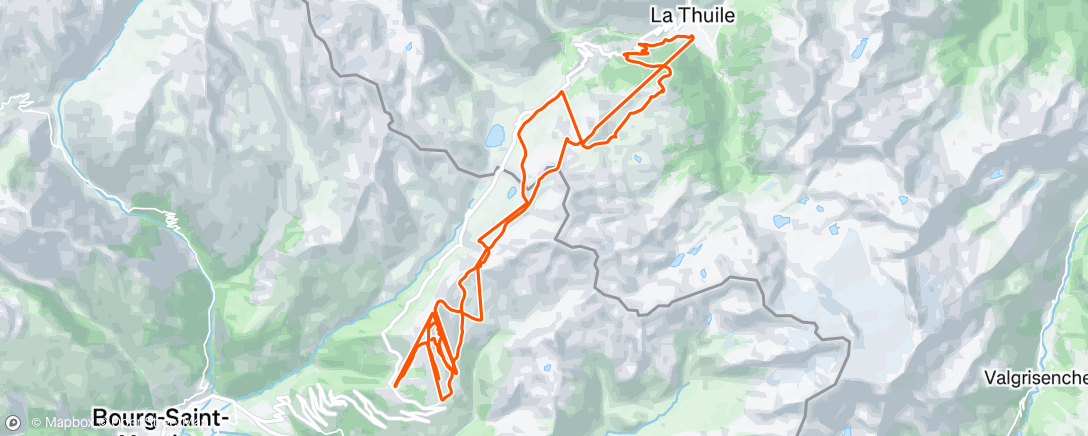 Карта физической активности (Morning Alpine Ski)
