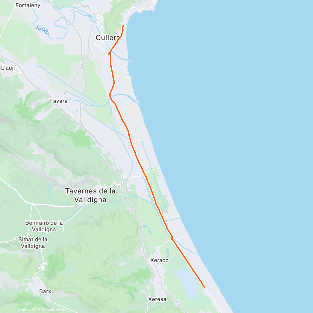 Map of the activity, ROUVY - Steady Ride | Serious FTP Builder