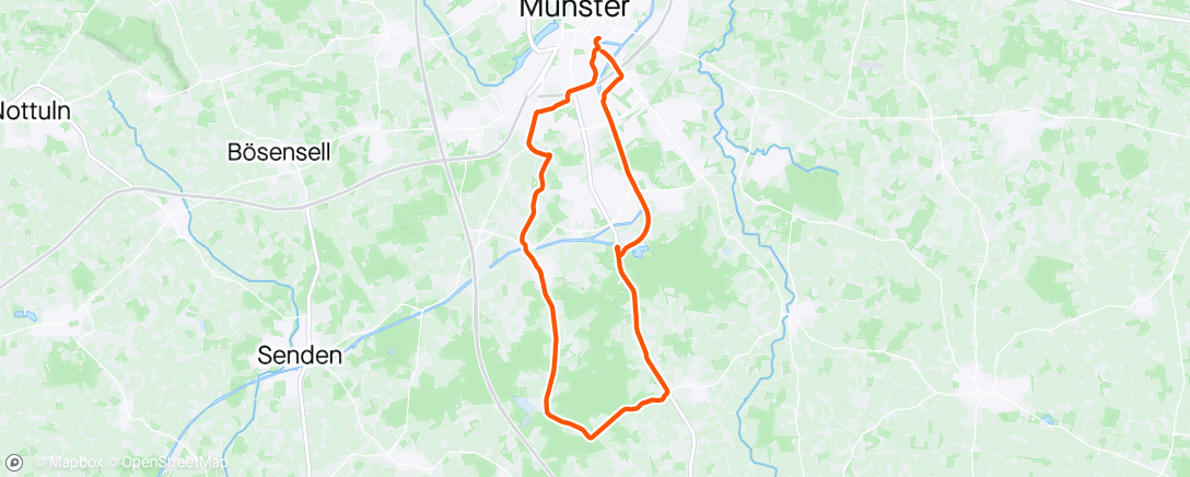 Map of the activity, Morning Ride