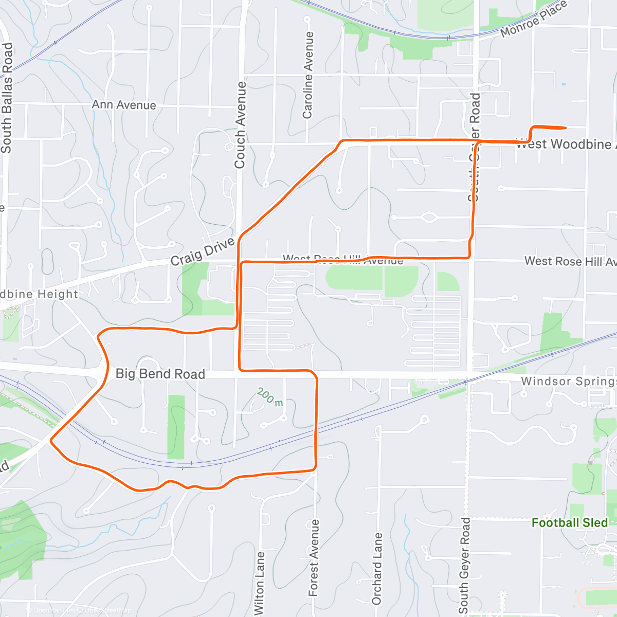 Map of the activity, Jingle jangle