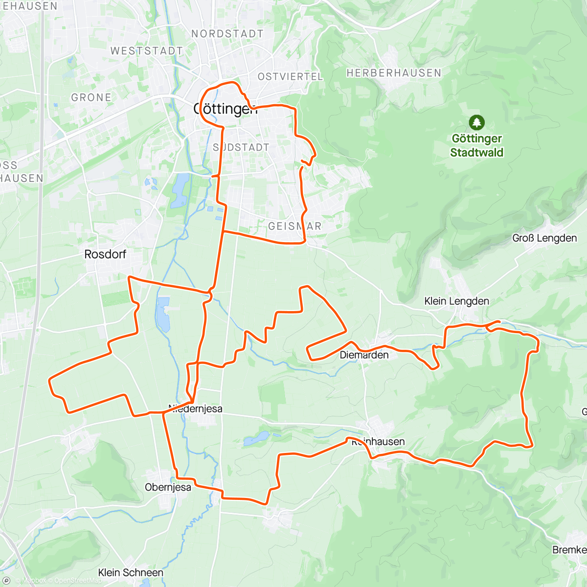 Mapa de la actividad, Mit Anna, Hans, Andrea und Sandra in Gö – September 1 2024