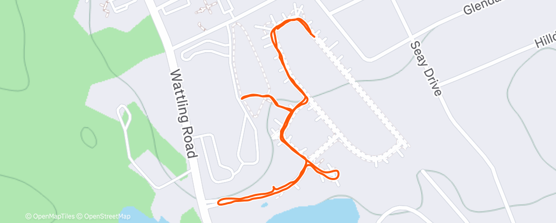 Mapa de la actividad (Afternoon Walk)