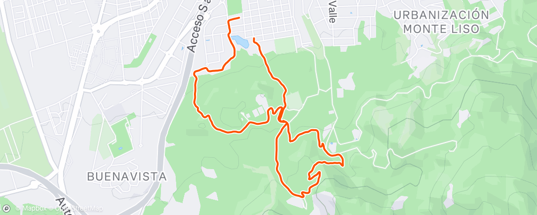 Carte de l'activité Correr al aire libre