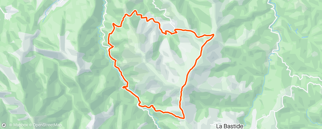 Map of the activity, Trail de serrabonne (66)