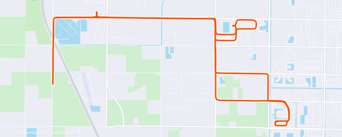 Map of the activity, Morning Ride road and gravel