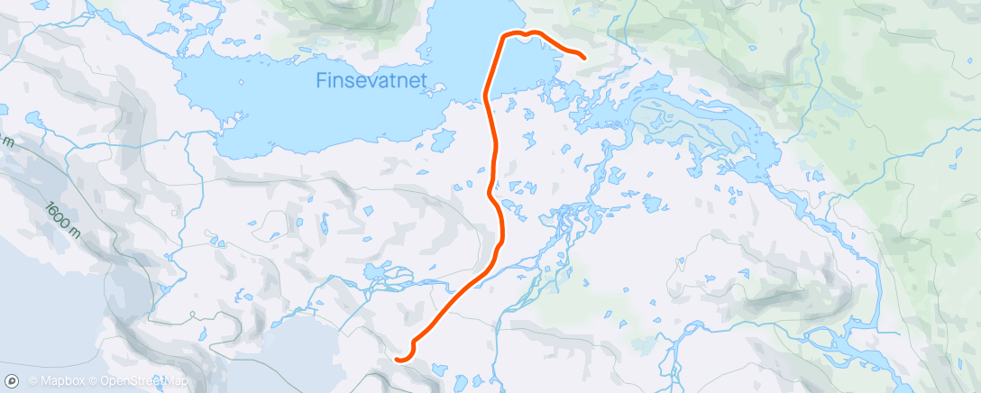 Mappa dell'attività Afternoon Nordic Ski