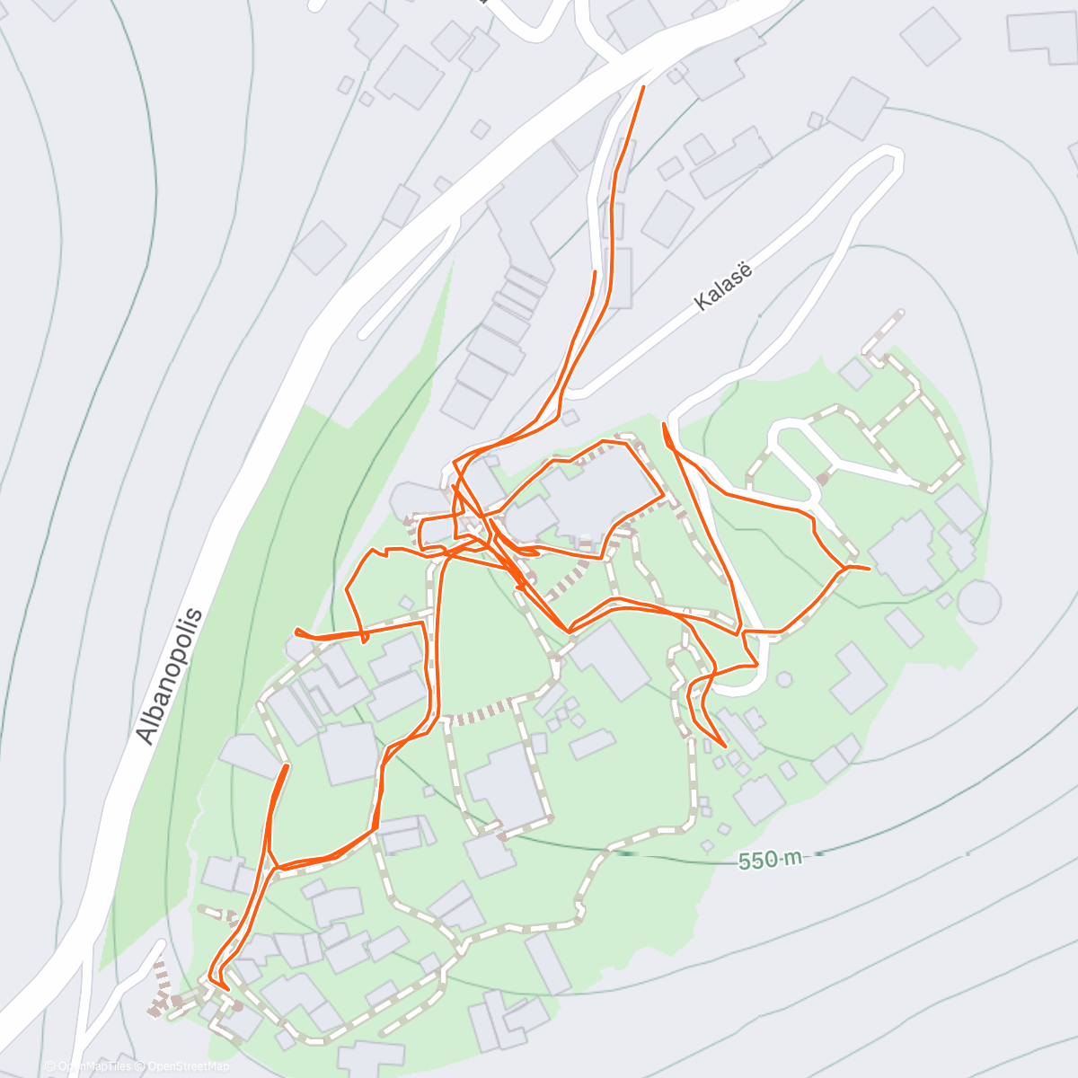 Mapa de la actividad (Lunch Walk)