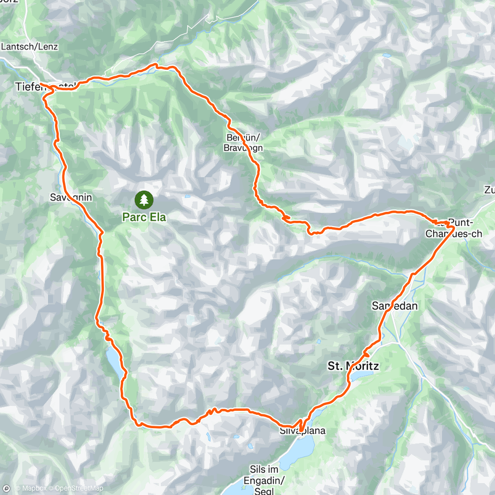 Map of the activity