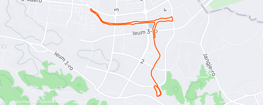 Mappa dell'attività (After climb) 7.5km 계양천 MoreV4