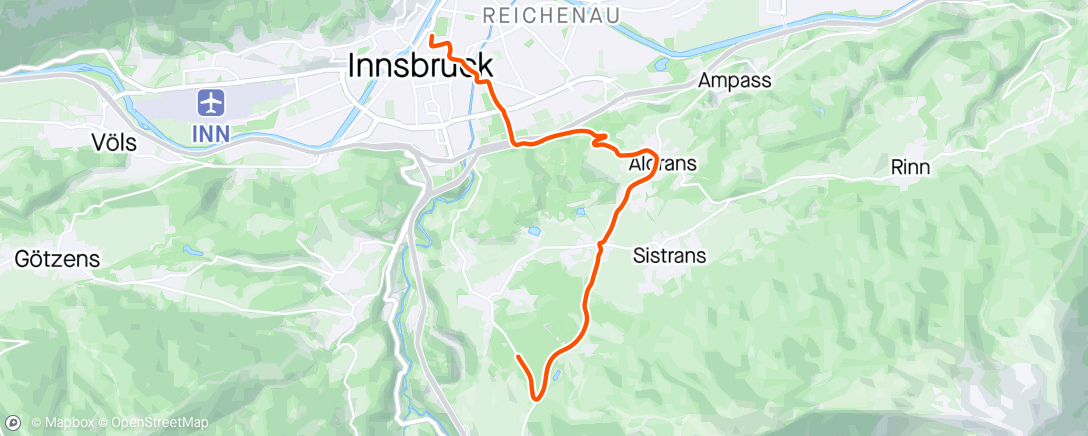 Map of the activity, Zwift - Step By Step in Innsbruck