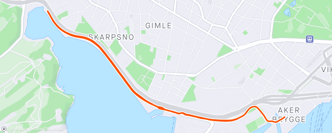 Map of the activity, Gamp med den lille CK