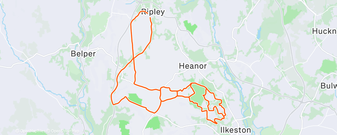 Map of the activity, Still icy out but at least I’m out