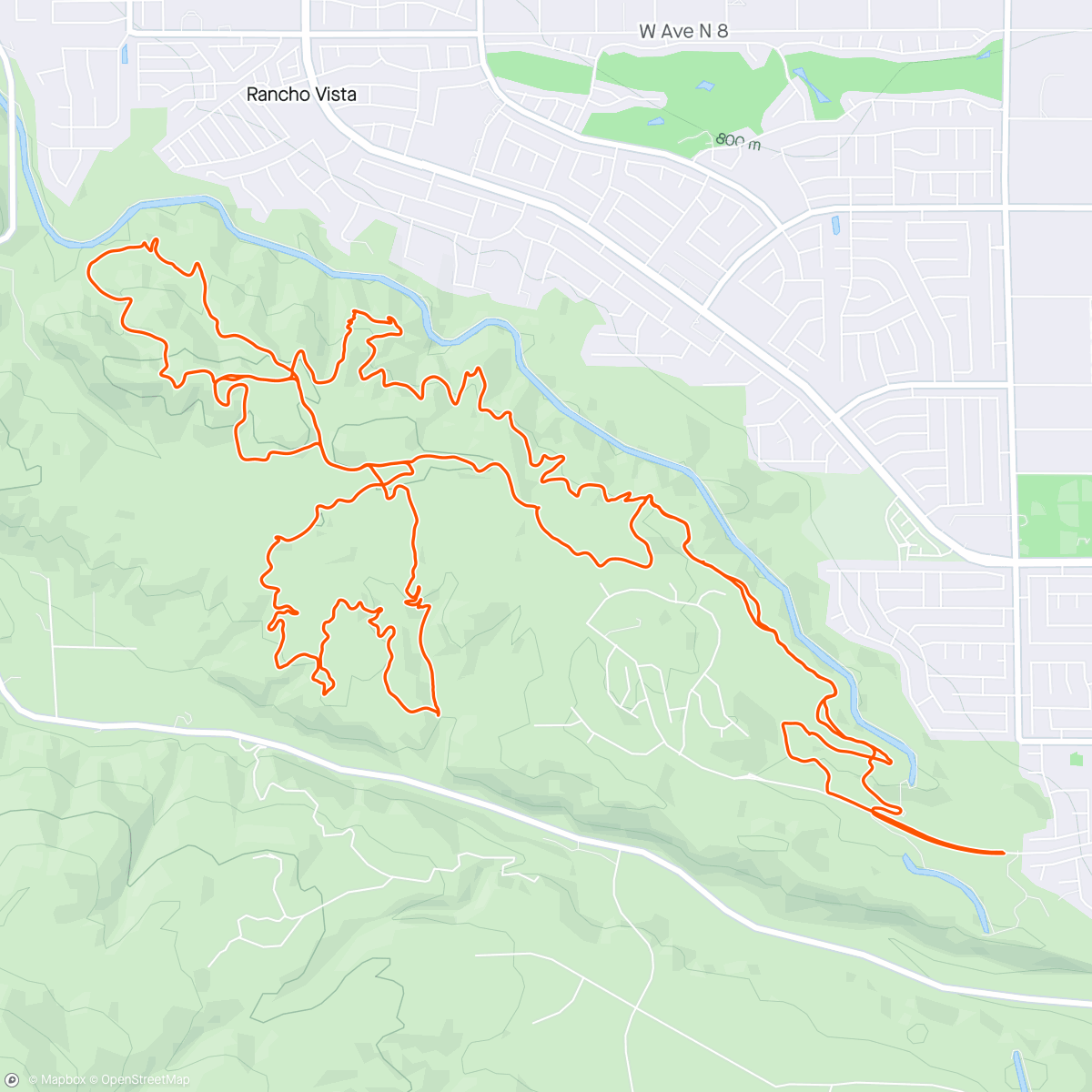 Map of the activity, Saturday morning eMTB Radness